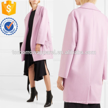 Lavendel Wollmischung Mantel Herstellung Großhandel Mode Frauen Bekleidung (TA3022C)